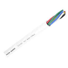 Pacer Round 6 Conductor Cable - 100 - 16/6 AWG - Black Brown Red Green Blue White [WR16/6-100] - Wire