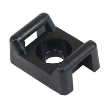 Pacer Screw Down Cable Tie Mount - #10 Screw Mount Method - Black - 100 Pack [CTM3S10BK-100] - Wire Management