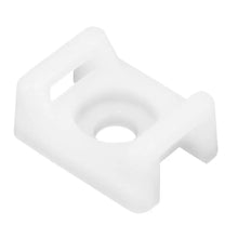 Pacer Screw Down Cable Tie Mount - #10 Screw Mount Method - Natural Color - 100 Pack [CTM3S10-100] - Wire Management