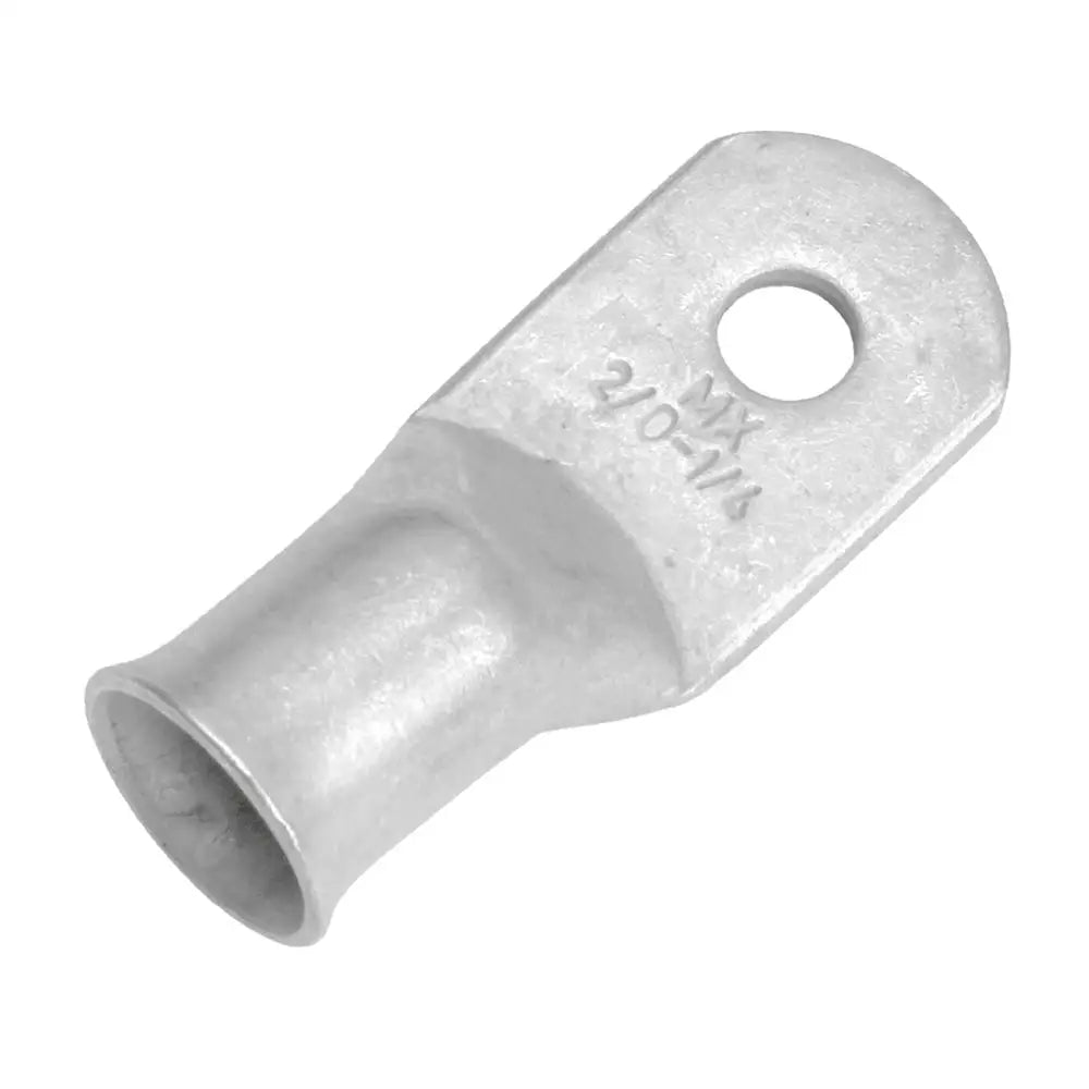 Pacer Tinned Lug 2/0 AWG - 1/4’’ Stud Size - 10 Pack [TAE2/0-14R-10] - Terminals
