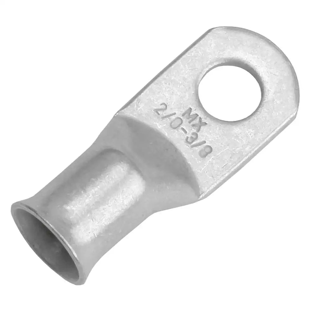 Pacer Tinned Lug 2/0 AWG - 3/8’’ Stud Size - 2 Pack [TAE2/0-38R-2] - Terminals