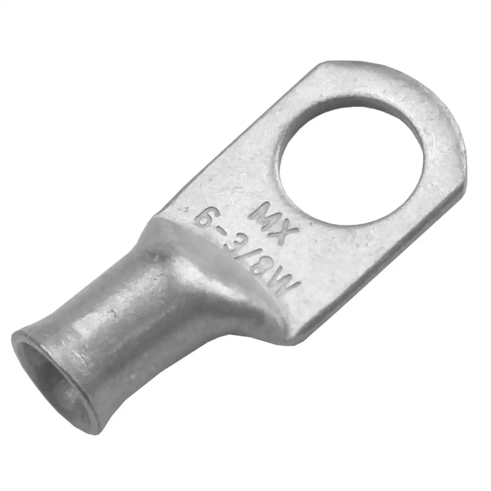 Pacer Tinned Lug 6 AWG - 3/8’’ Stud Size - 2 Pack [TAE6-38R-2] - Terminals