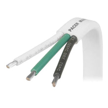 Pacer White Triplex Cable - 14/3 AWG - Black/Green/White - Sold by the Foot [W14/3-FT] - Wire
