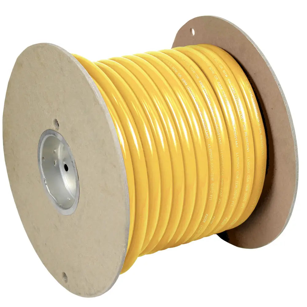 Pacer Yellow 6 AWG Battery Cable - 100 [WUL6YL-100] - Wire