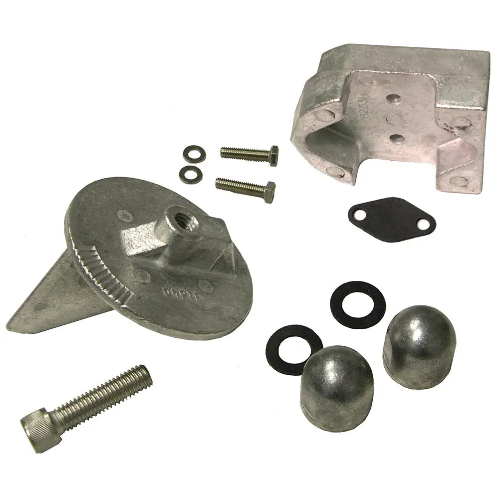 Performance Metals Mercruiser Alpha 1 Gen 1 Complete Anode Kit (No Power Steering) - Aluminum [10205A] - Anodes