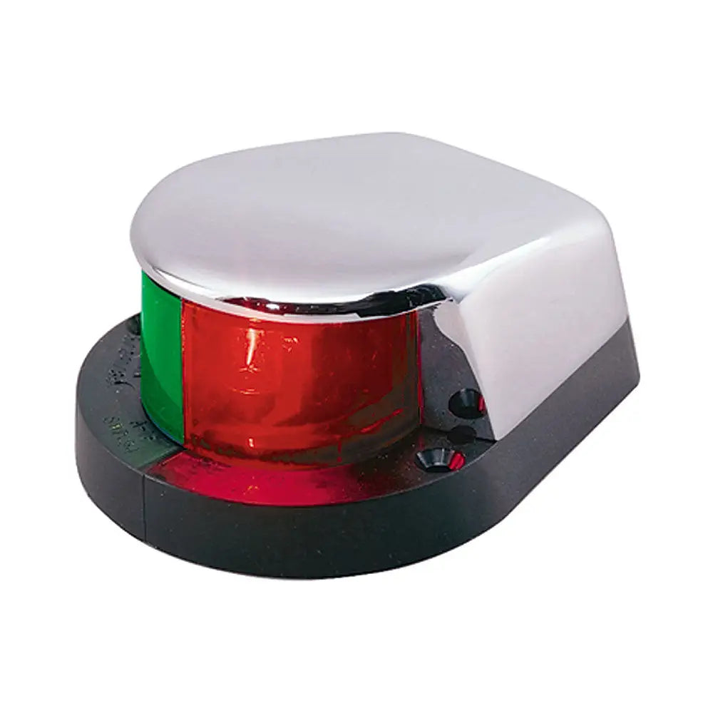 Perko 12V Bi-Color Bow Light Black Base Chrome Plated Top MADE IN THE USA [1310DP0CHR] - Navigation Lights