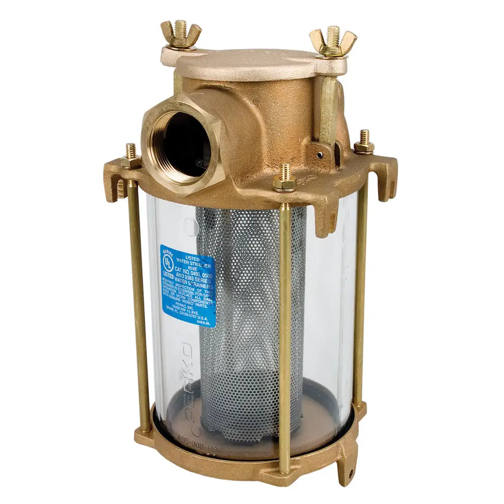 Perko 2’’ IPS Intake Strainer Bronze Made in the USA [0493009PLB] - Strainers & Baskets