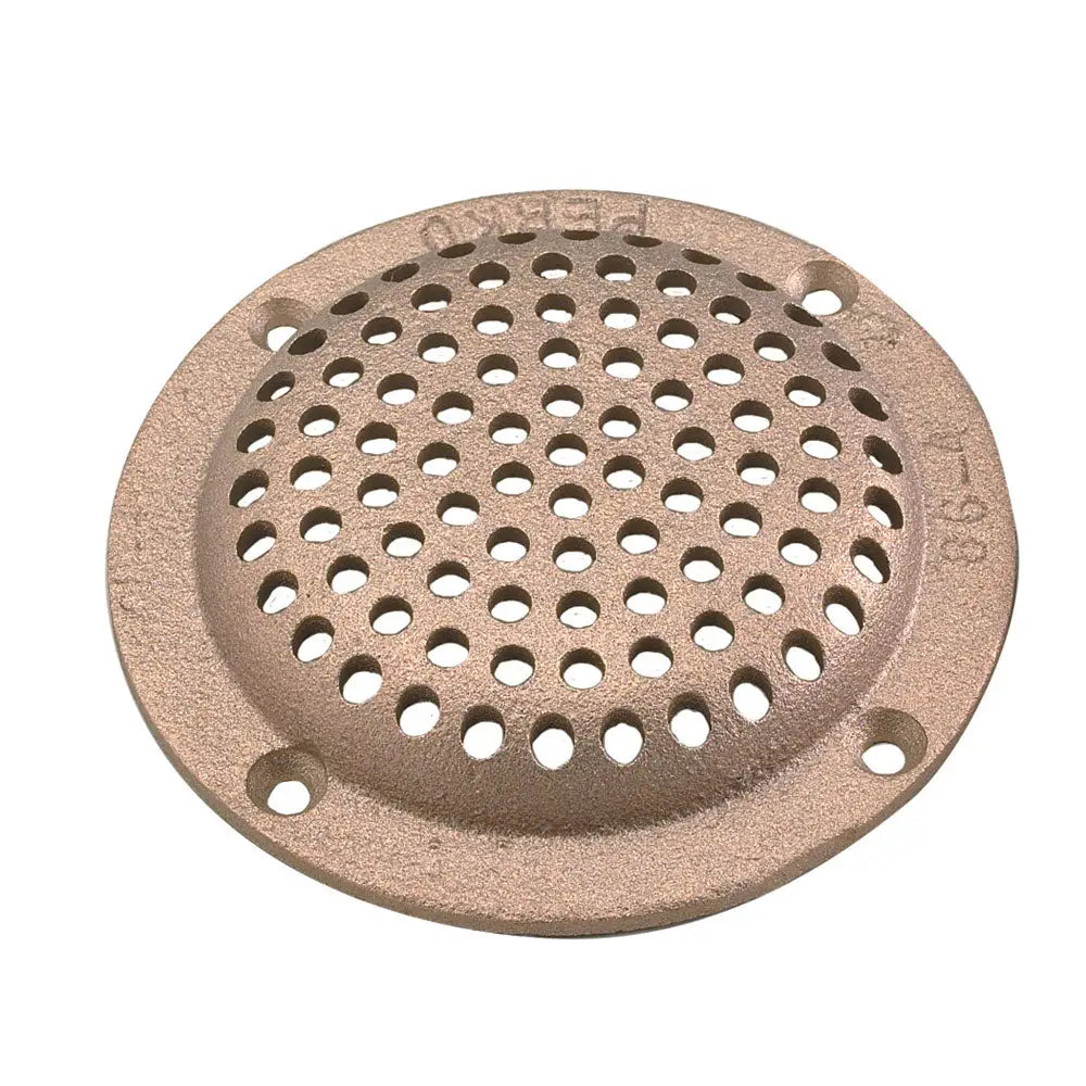 Perko 3-1/2’’ Round Bronze Strainer MADE IN THE USA [0086DP3PLB] - Fittings