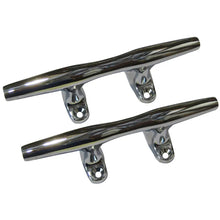 Perko 4’’ Open Base Cleat - Chrome Plated Zinc - Pair [1188DP4CHR] - Cleats