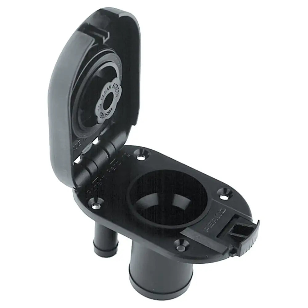 Perko Combination Vented Gas Fill/Tank f/1-1/2’’ Hose - Straight Neck [1319DPGBLK] - Engine Controls