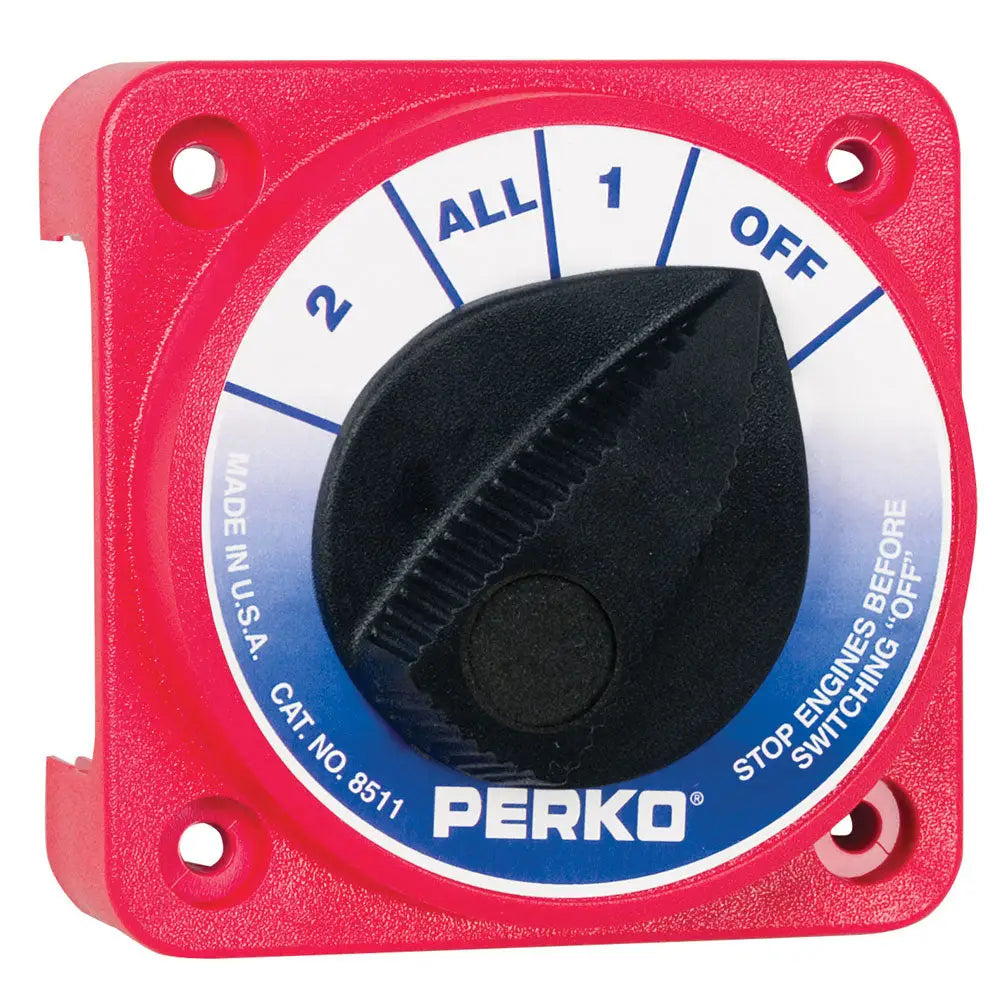 Perko Compact Medium Duty Battery Selector Switch w/o Key Lock [8511DP] - Battery Management