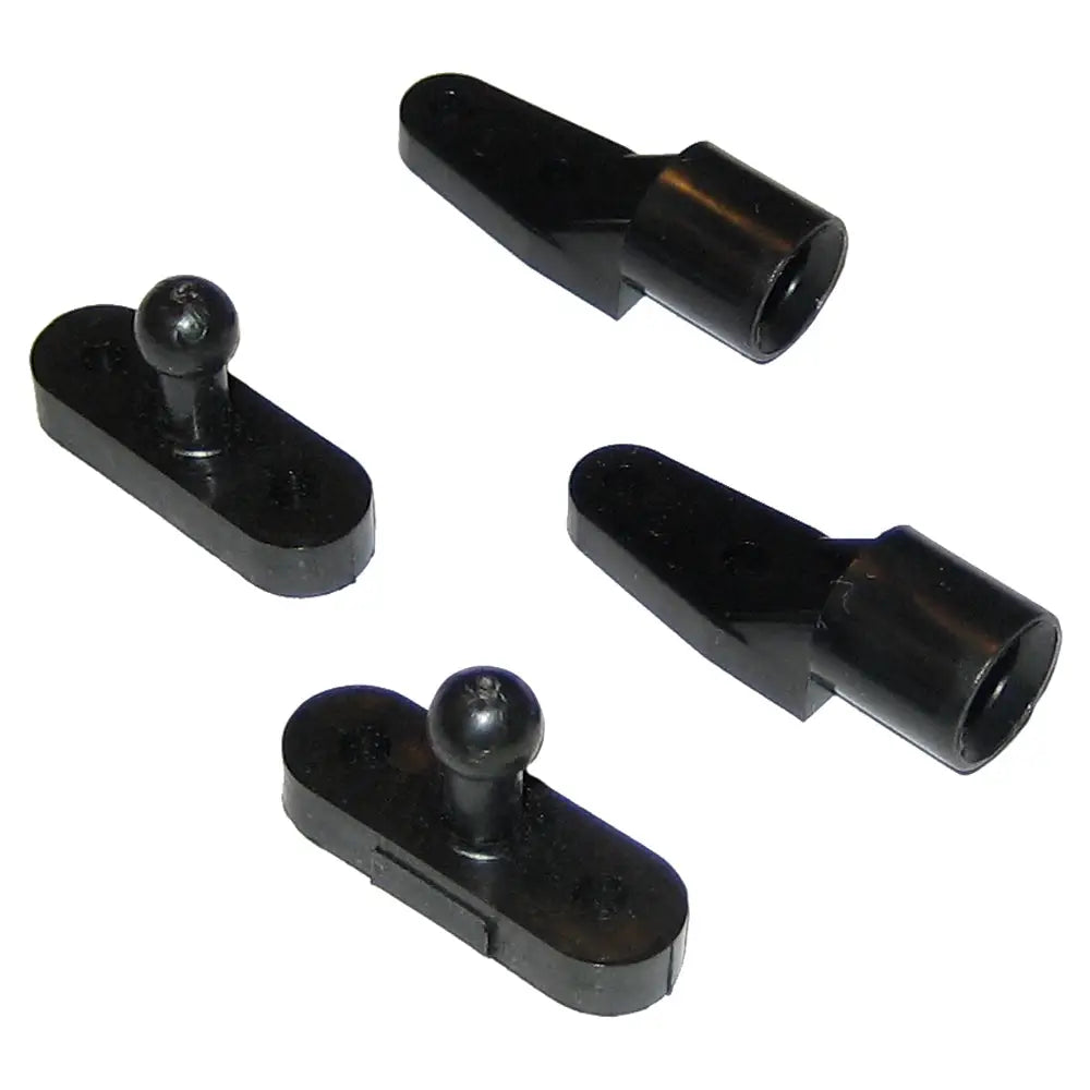 Perko Door Catches - Black Nylon - Pair [0559DP] - Latches