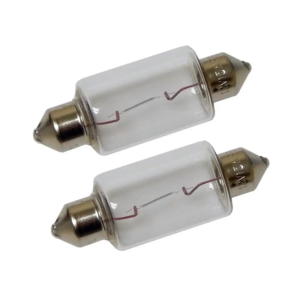 Perko Double Ended Festoon Bulbs - 12V 15W.97A - Pair [0070DP1CLR] - Bulbs