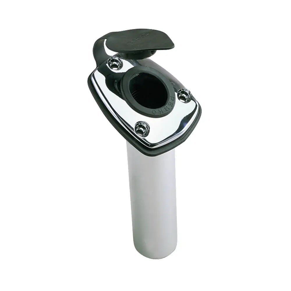 Perko Fishing Rod Holder - 65 Angled Flush Mount - Chrome Plated Zinc [1205DP0CHR] - Rod Holders
