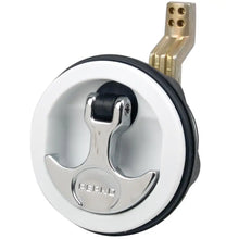 Perko Flush Latch - Surface Mount Offset Cam Bar - 2.5’’ Hole - White [1092DP1WHT] - Latches