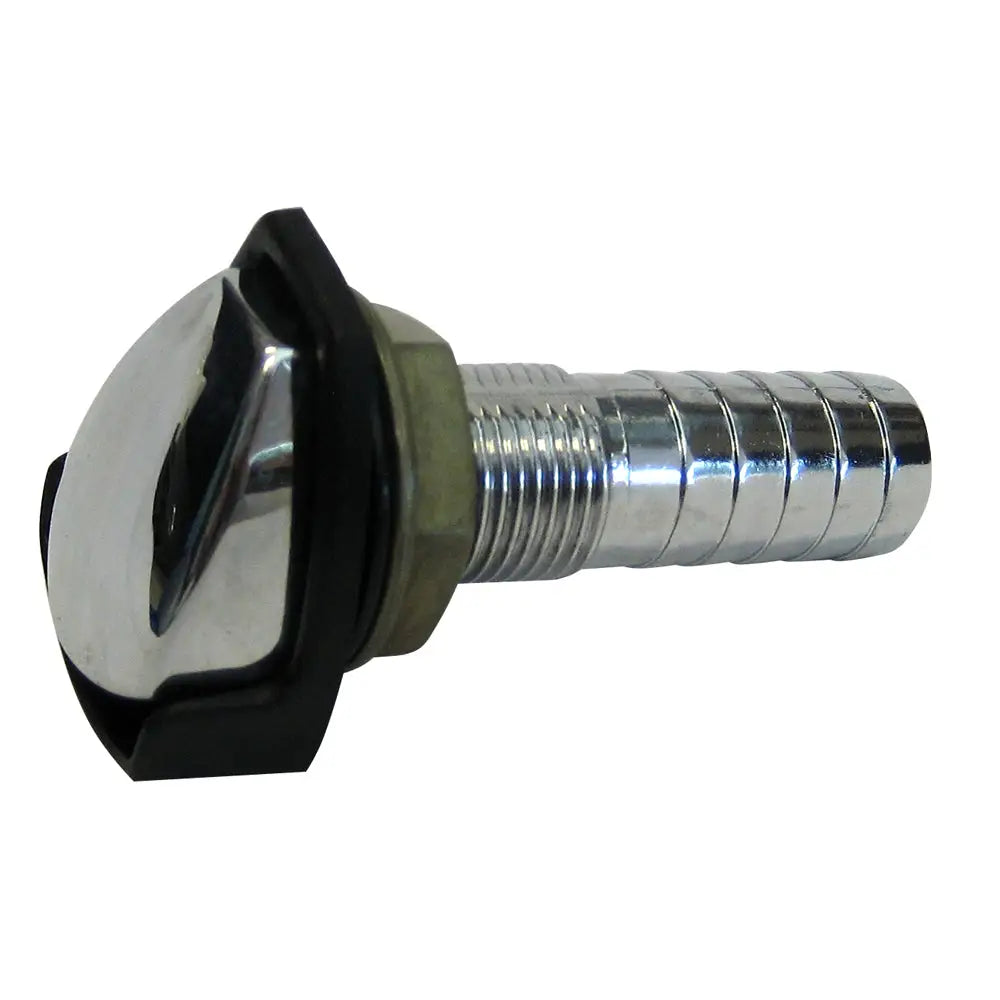 Perko Gas Tank Vent w/Splash Guard - Chrome Plated Zinc - ’ Hose [0506DP4CHR] - Fittings