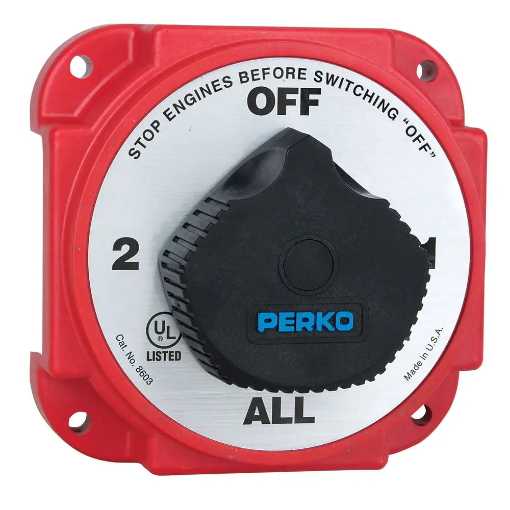 Perko Heavy Duty Battery Selector Switch w/Alternator Field Disconnect [8603DP] - Battery Management