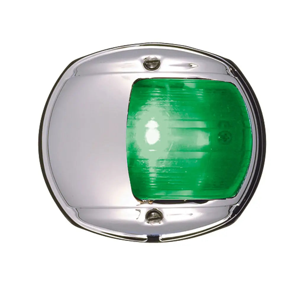 Perko LED Side Light - Green - 12V - Chrome Plated Housing [0170MSDDP3] - Navigation Lights
