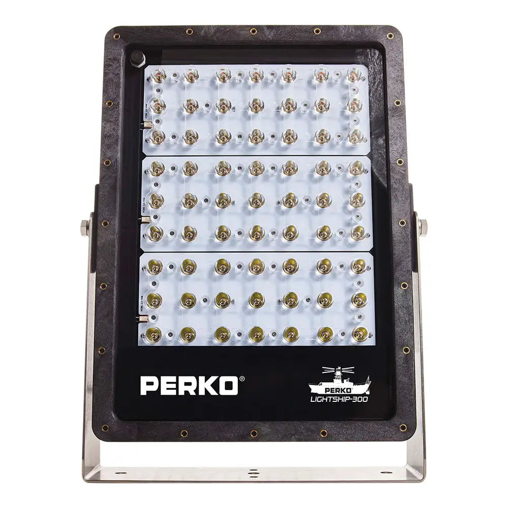 Perko Lightship 300 LED High Performance Spotlight - 12/24V - Black [1643300S0B] - Flood/Spreader Lights
