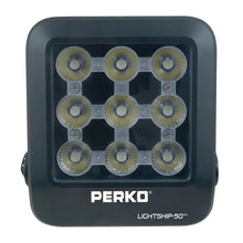 Perko Lightship 50 LED High Performance Spotlight - 12/24V - Black [1643050S0B] - Flood/Spreader Lights