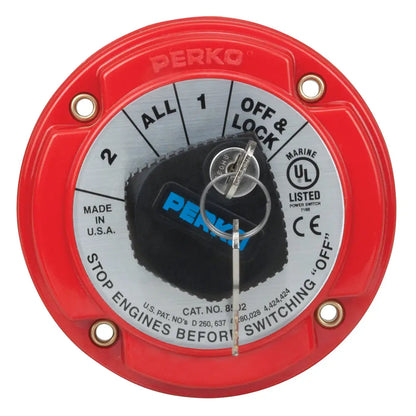 Perko Medium Duty Battery Selector Switch w/Key Lock [8502DP] - Battery Management
