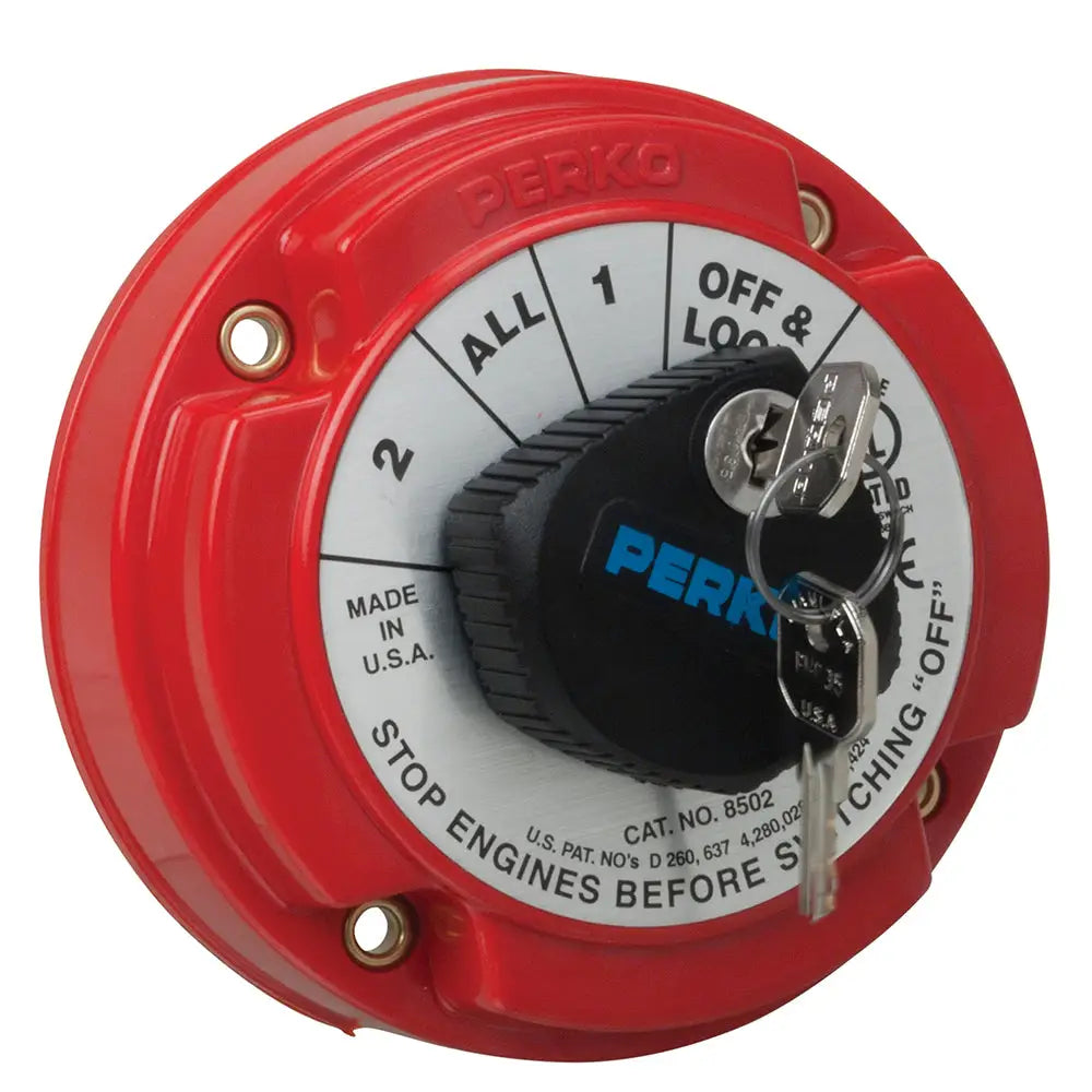 Perko Medium Duty Battery Selector Switch w/Key Lock [8502DP] - Battery Management