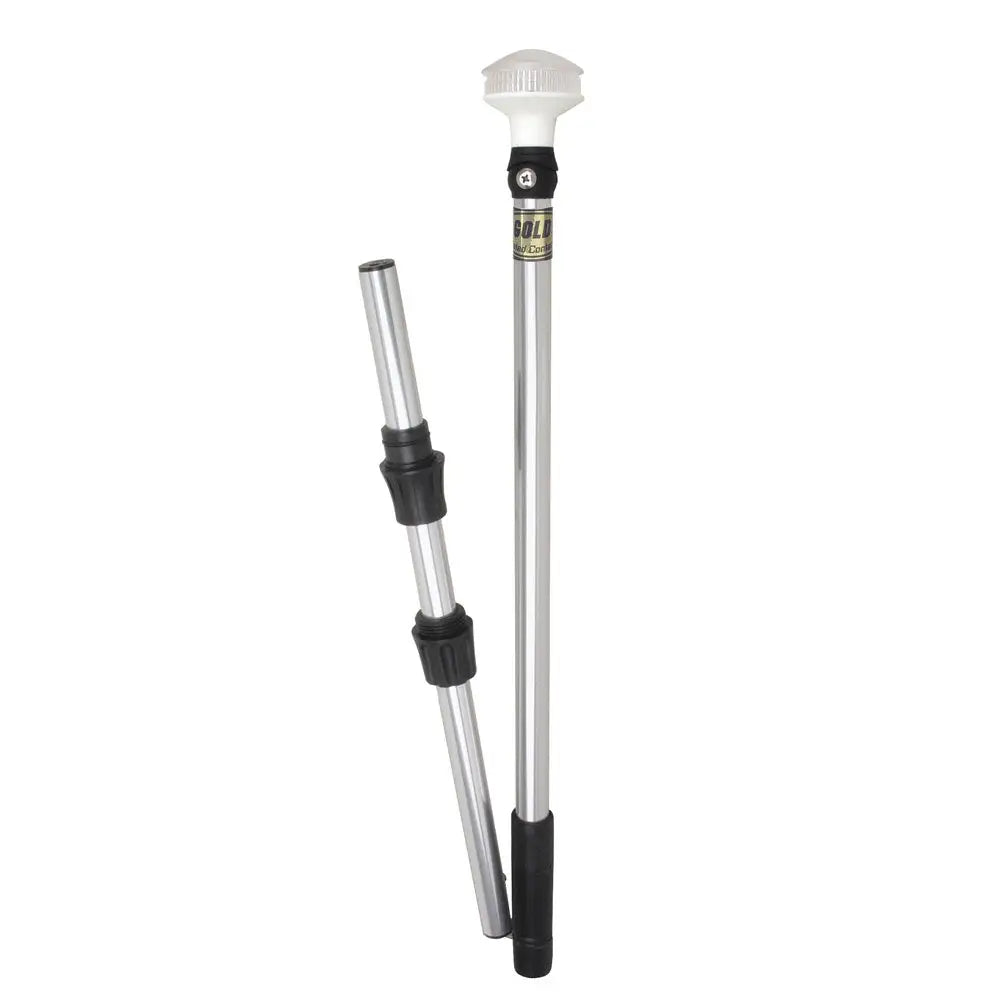 Perko Omega Series Universal LED Pole Light - 48’’ w/Fold In Half Pole [1348DP6CHR] - Navigation Lights