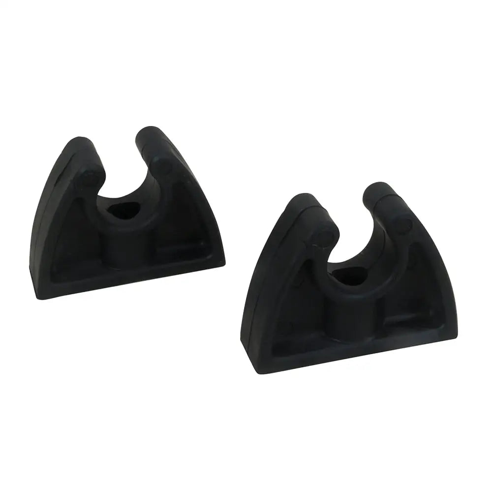 Perko Pole Storage Clips - Black - Pair [0477DP0BLK] - Hooks & Clamps