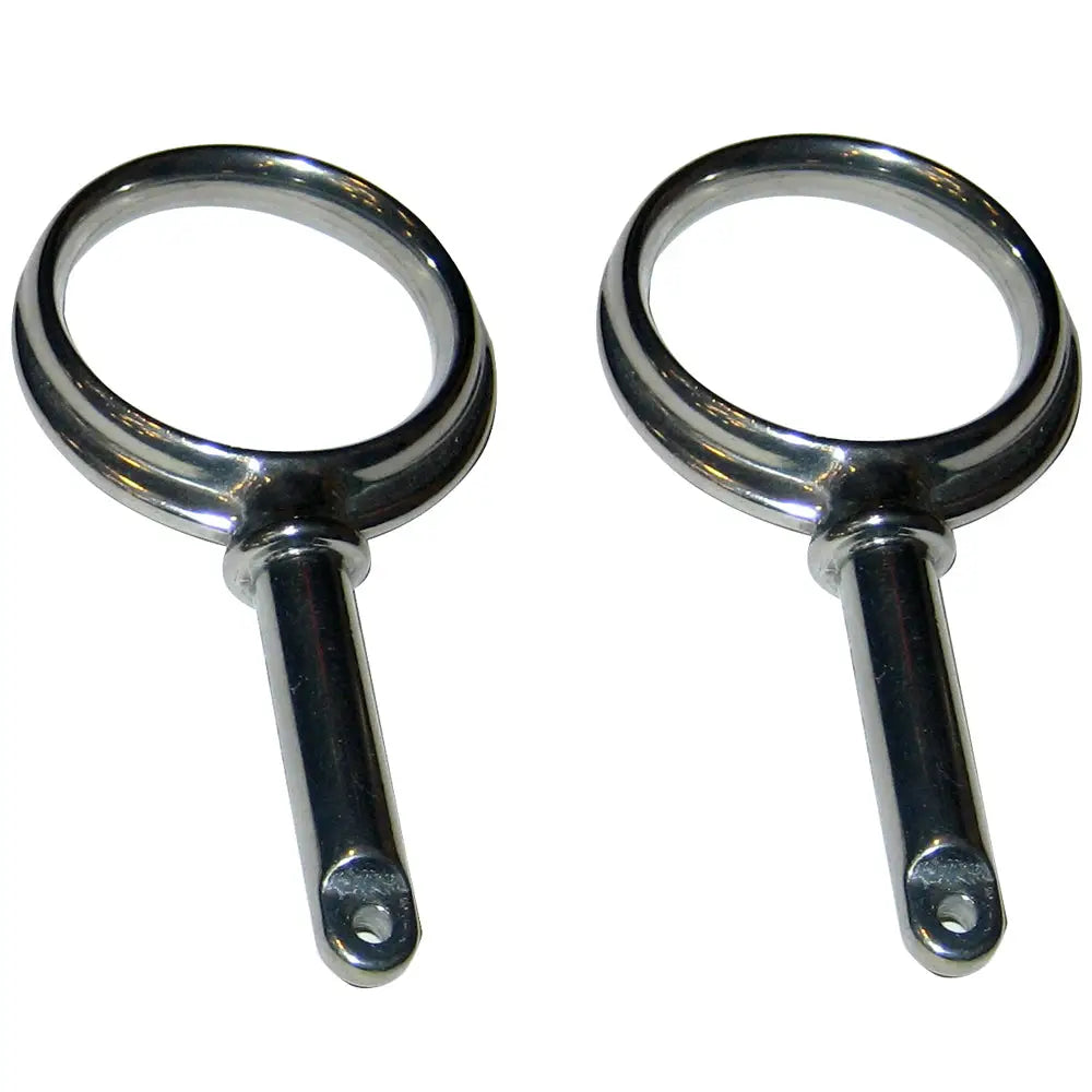 Perko Round Type Rowlock Horns - Plain Zinc [1267DP0ZNC] - Oarlocks