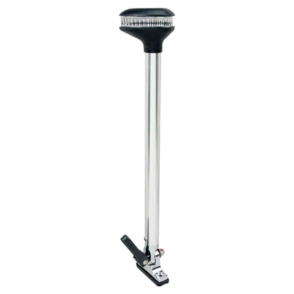 Perko Stealth Series - L.E.D. Fold Down All-Round Light - Vertical Mount 13-3/8’’ Height - 2NM Range [1642DP0CHR]