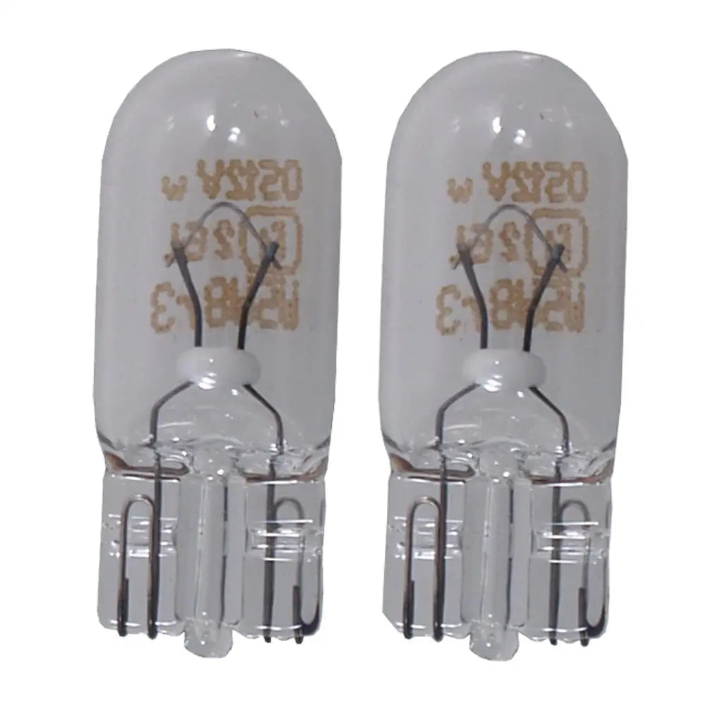 Perko Wedge Base Bulb - 12V 5W.35A - Pair [0338DP1CLR] - Bulbs