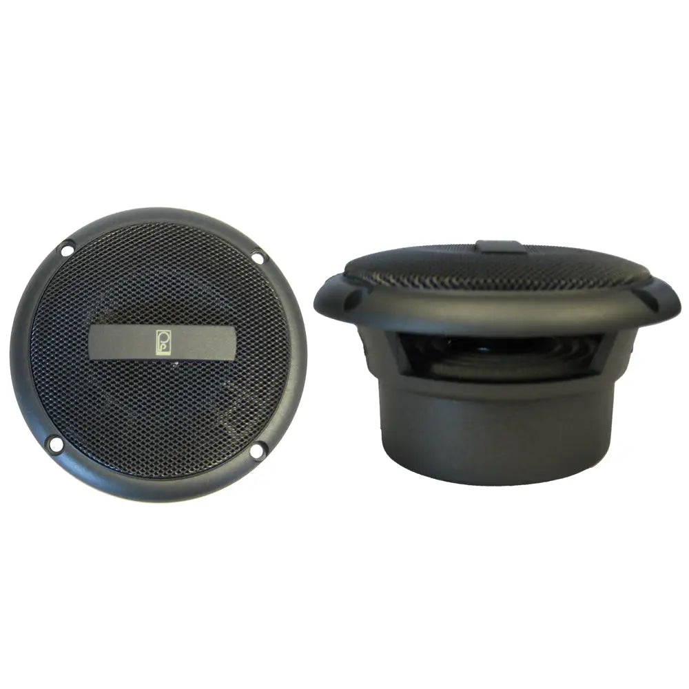 Poly-Planar MA-3013 3’’ 60 Watt Round Component Speakers - Gray [MA3013G] - Speakers