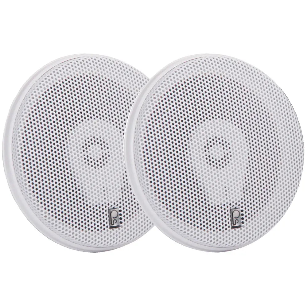 Poly-Planar MA-8505W 5’’ 200 Watt Titanium Series Speakers - White [MA8505W] - Speakers