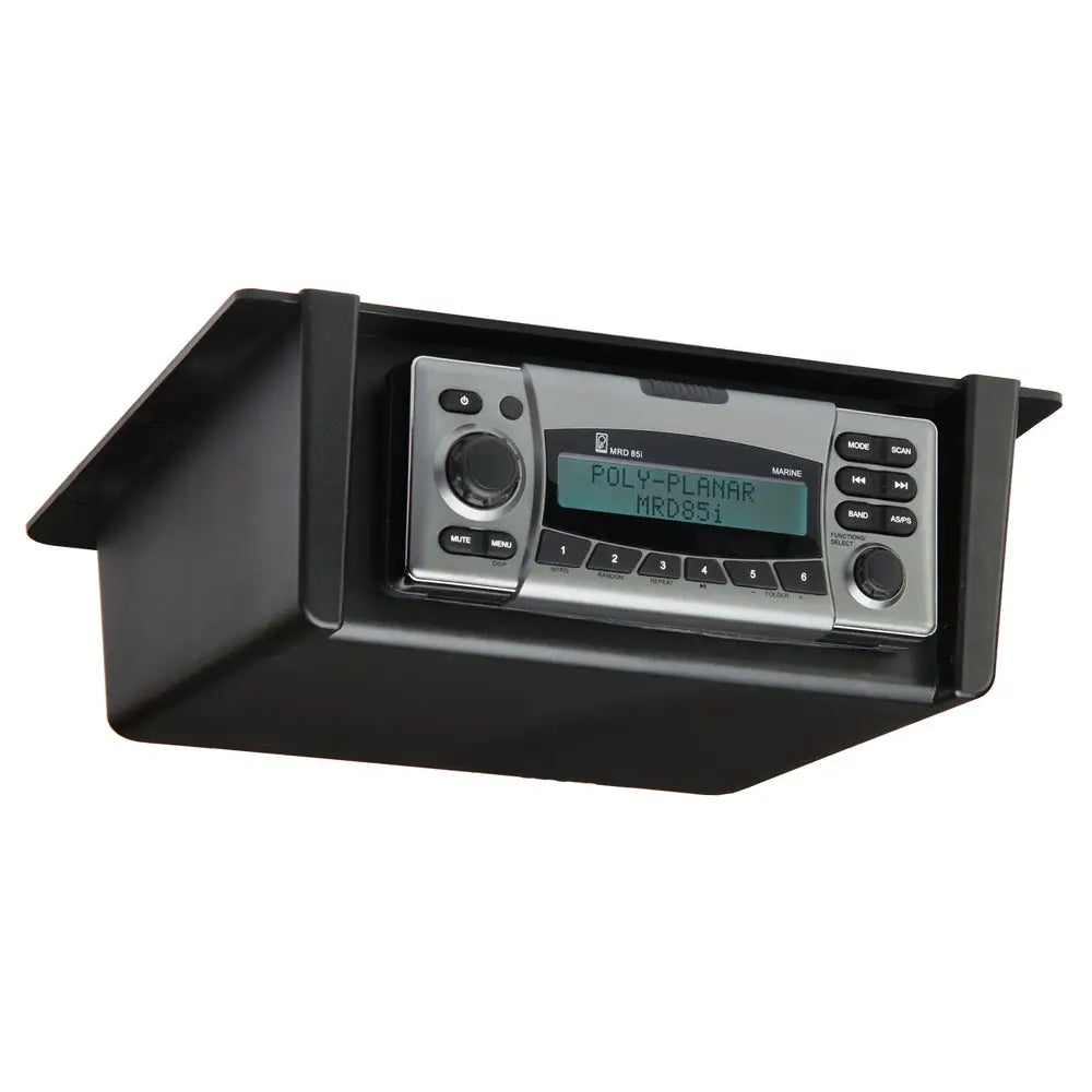 Poly-Planar RM-10 Underdash/Overhead Radio Mount [RM-10] - Display Mounts