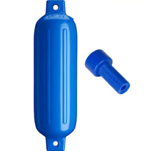 Polyform G-3 Twin Eye Fender 5.5’’ x 19’’ - Blue w/Adapter [G-3 BLUE W/AIR ADAPTER] - Fenders