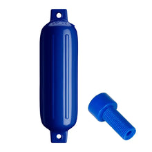 Polyform G-3 Twin Eye Fender 5.5’’ x 19’’ - Cobalt Blue w/Adapter [G-3 COBALT BLUE W/AIR ADAPTER] - Fenders