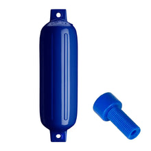 Polyform G-4 Twin Eye Fender 6.5’’ x 22’’ - Cobalt Blue w/Adapter [G-4 COBALT BLUE W/AIR ADAPTER] - Fenders