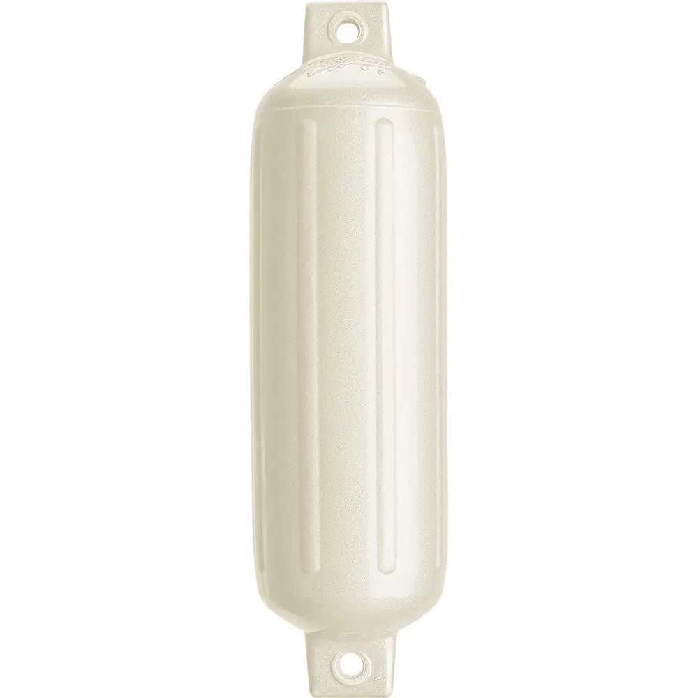 Polyform G-4 Twin Eye Fender 6.5’’ x 22’’ - Metallic White [G-4 METALLIC WHITE] - Fenders