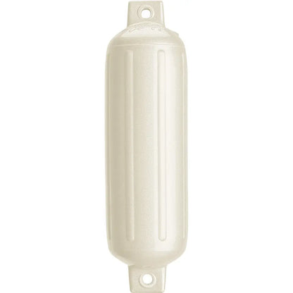 Polyform G-4 Twin Eye Fender 6.5’’ x 22’’ - Metallic White [G-4 METALLIC WHITE] - Fenders