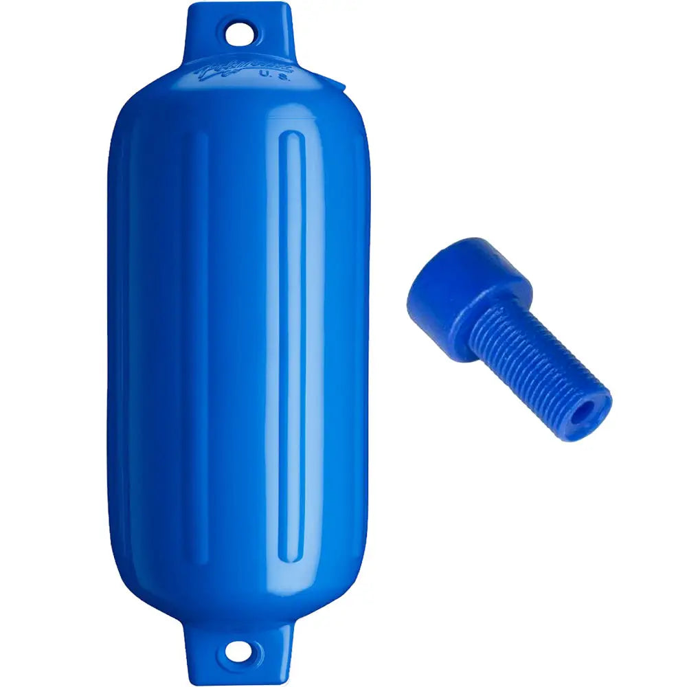 Polyform G-5 Twin Eye Fender 8.8’’ x 26.8’’ - Blue w/Adapter [G-5 BLUE W/AIR ADAPTER] - Fenders