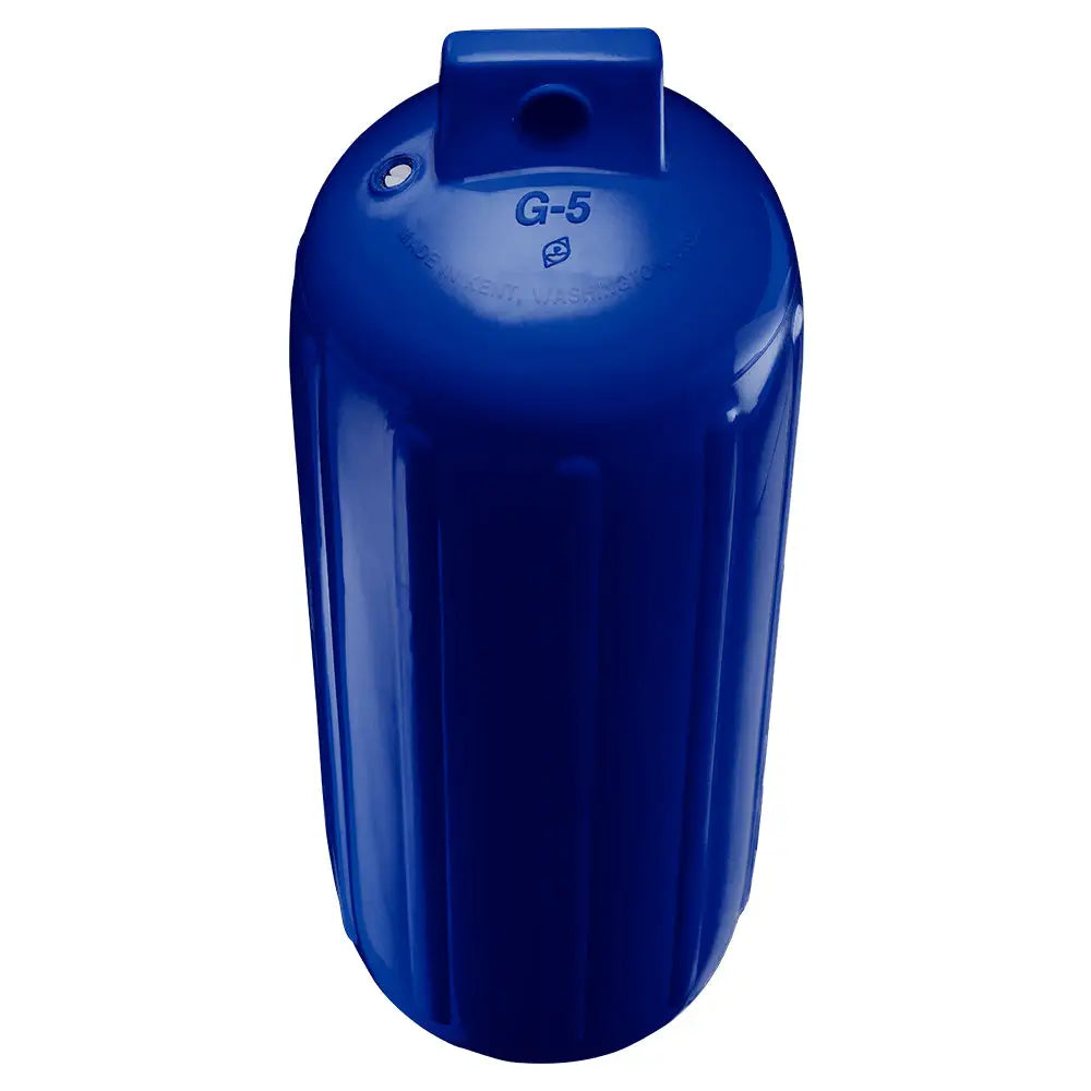 Polyform G-5 Twin Eye Fender 8.8’’ x 26.8’’ - Cobalt Blue w/Adapter [G-5 COBALT BLUE W/AIR ADAPTER] - Fenders