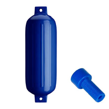 Polyform G-5 Twin Eye Fender 8.8’’ x 26.8’’ - Cobalt Blue w/Adapter [G-5 COBALT BLUE W/AIR ADAPTER] - Fenders
