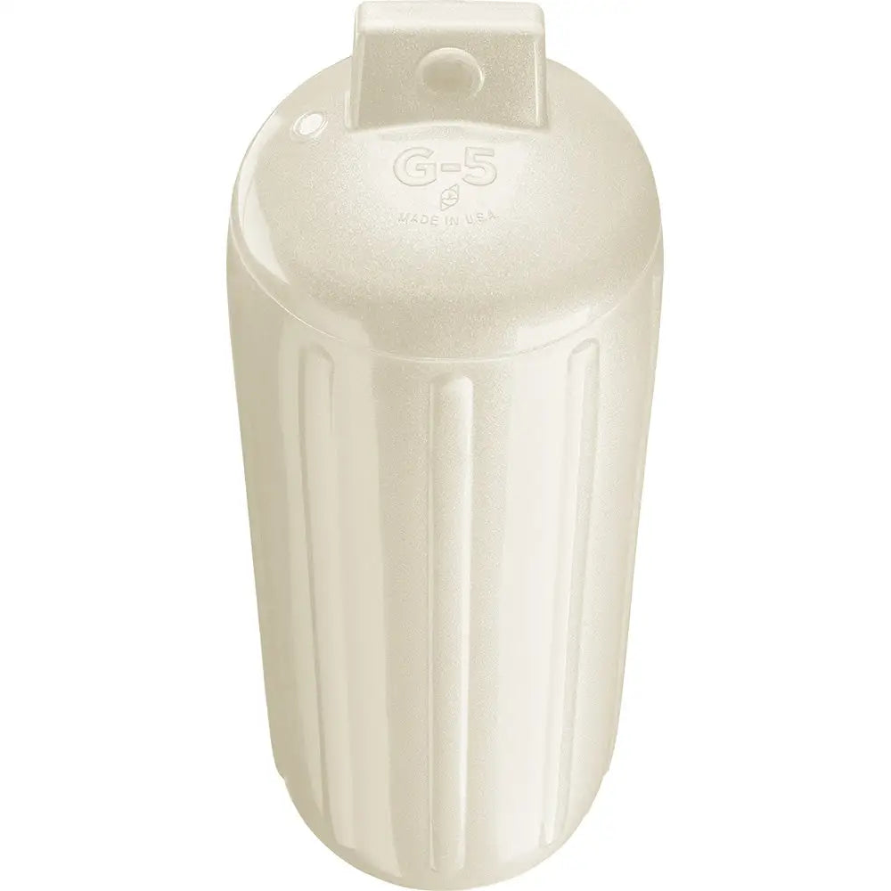 Polyform G-5 Twin Eye Fender 8.8’’ x 26.8’’ - Metallic White [G-5 METALLIC WHITE] - Fenders