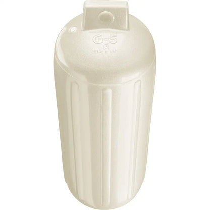Polyform G-5 Twin Eye Fender 8.8’’ x 26.8’’ - Metallic White [G-5 METALLIC WHITE] - Fenders