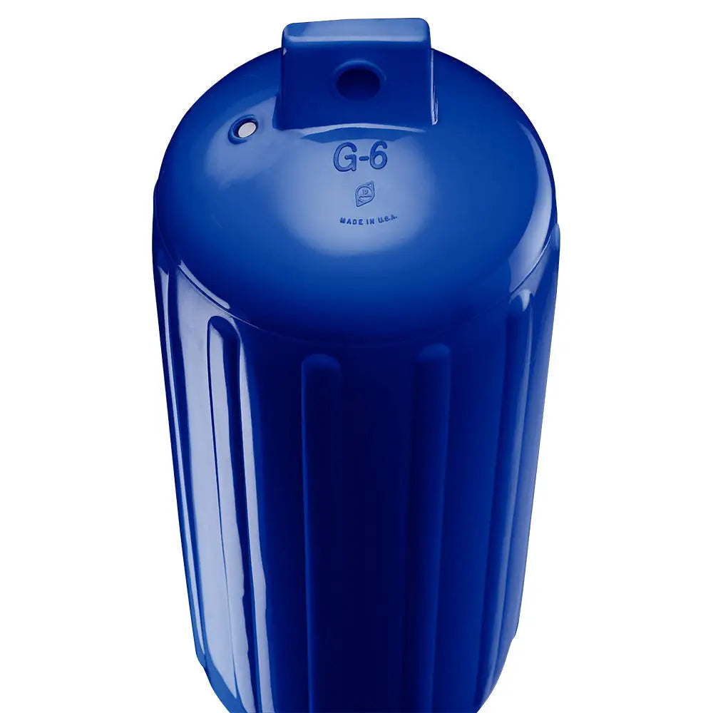Polyform G-6 Twin Eye Fender 11’’ x 30’’ - Cobalt Blue w/Adapter [G-6 COBALT BLUE W/AIR ADAPTER] - Fenders