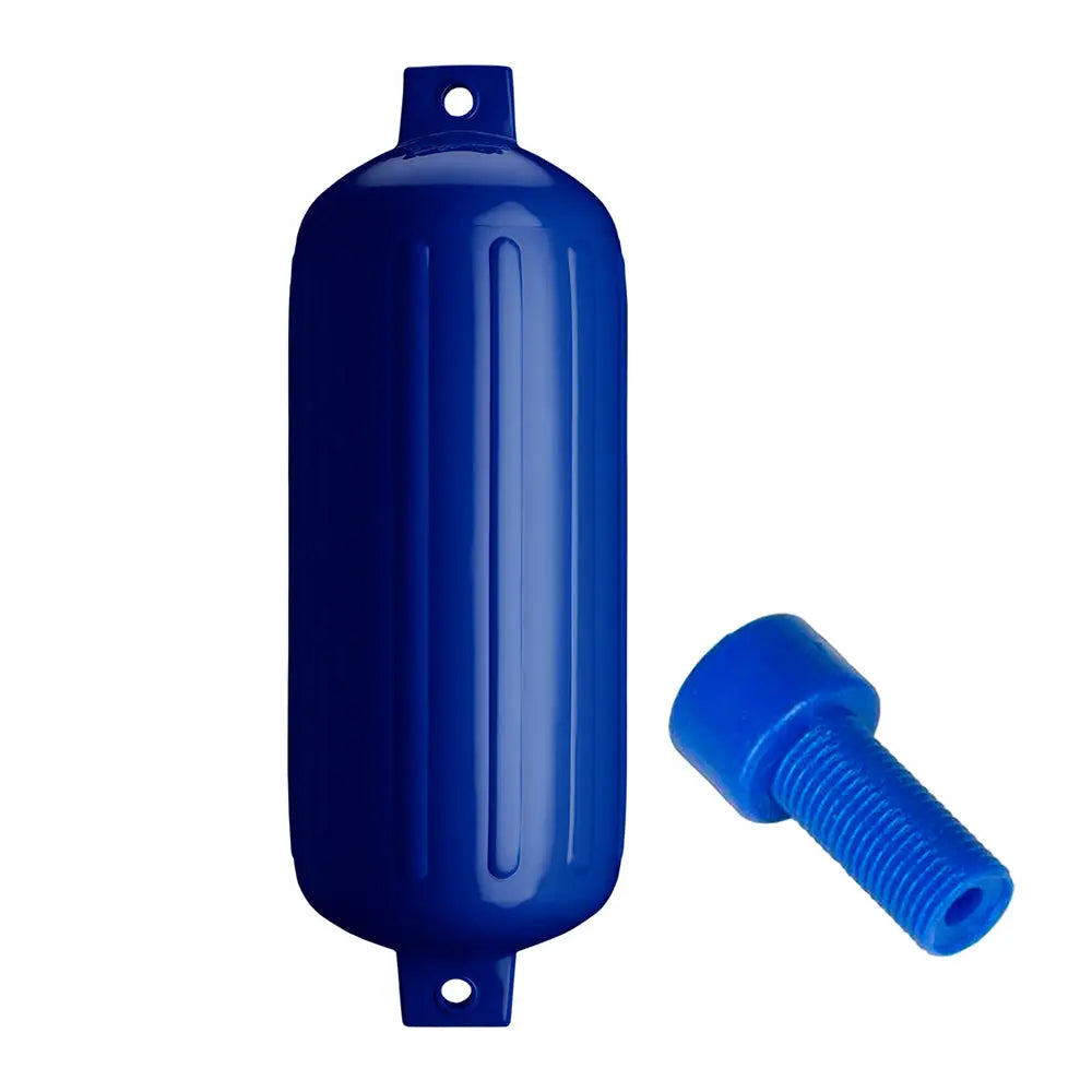 Polyform G-6 Twin Eye Fender 11’’ x 30’’ - Cobalt Blue w/Adapter [G-6 COBALT BLUE W/AIR ADAPTER] - Fenders
