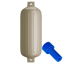 Polyform G-6 Twin Eye Fender 11’’ x 30’’ - Sand w/Adapter [G-6 SAND W/AIR ADAPTER] - Fenders