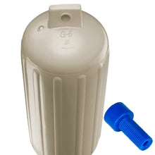 Polyform G-6 Twin Eye Fender 11’’ x 30’’ - Sand w/Adapter [G-6 SAND W/AIR ADAPTER] - Fenders