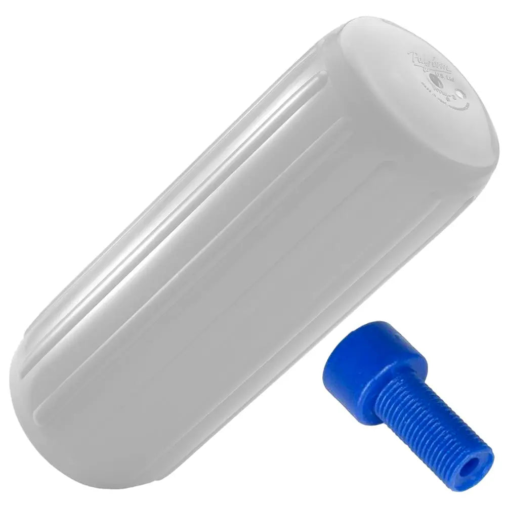 Polyform HTM-1 Fender 6.3’’ x 15.5’’ - White w/Adapter [HTM-1 WHITE W/AIR ADAPTER] - Fenders