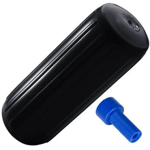 Polyform HTM-4 Fender 13.5’’ x 34.8’’ - Black w/Adapter [HTM-4 BLACK W/AIR ADAPTER] - Fenders